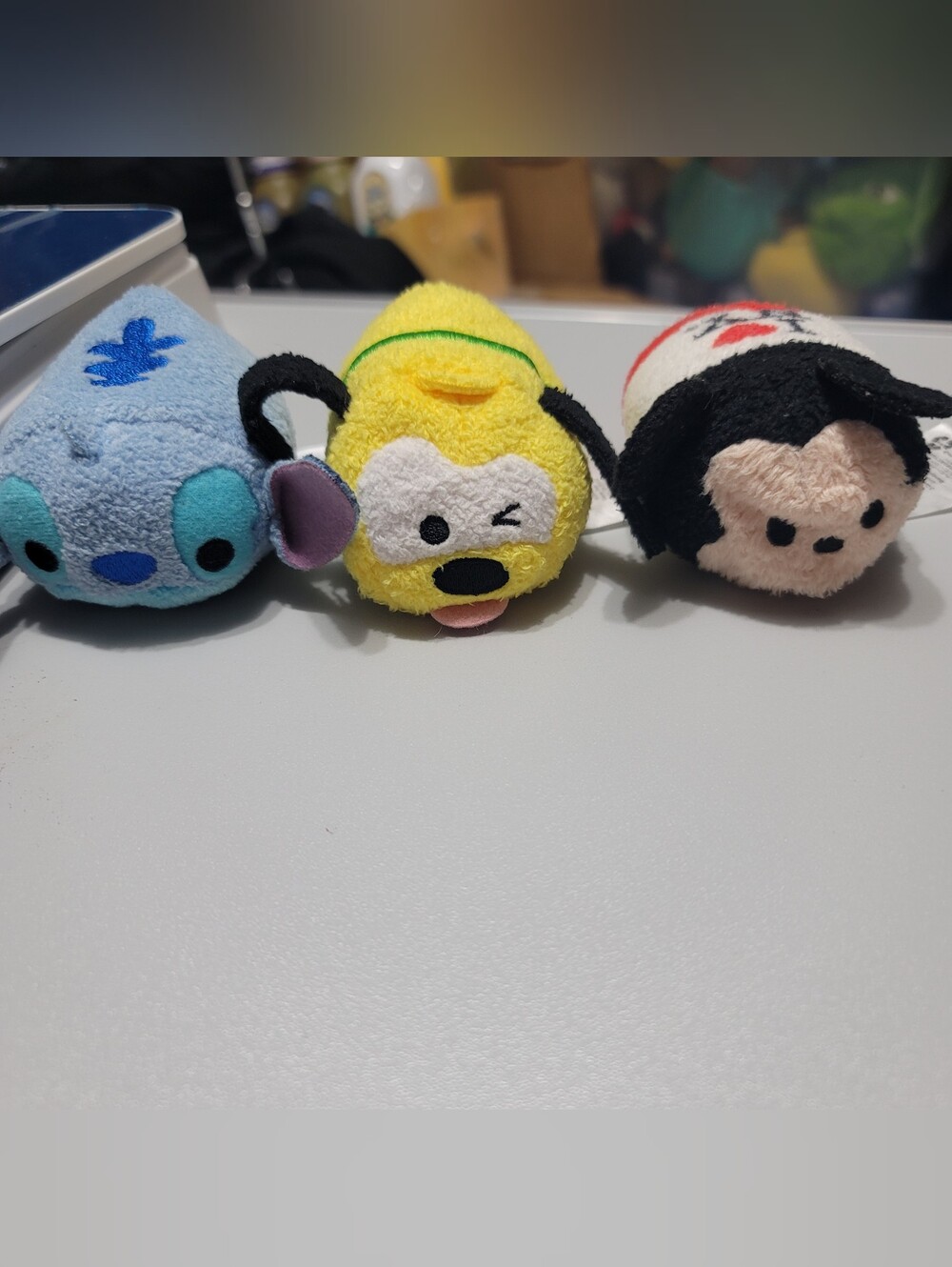 Disney Plush Tsum Tsum Trio - Stitch, Mickey Mouse and Pluto